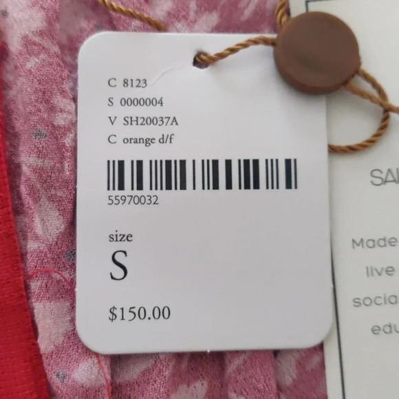 NWT Free People Stella red jumpsuit by Saint Helena size S - Picture 7 of 7